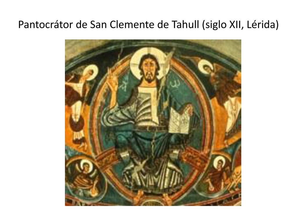 Pantocrátor de San Clemente de Tahull (siglo XII, Lérida)
