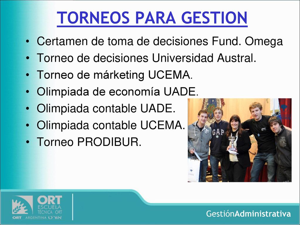 TORNEOS PARA GESTION Certamen de toma de decisiones Fund. Omega