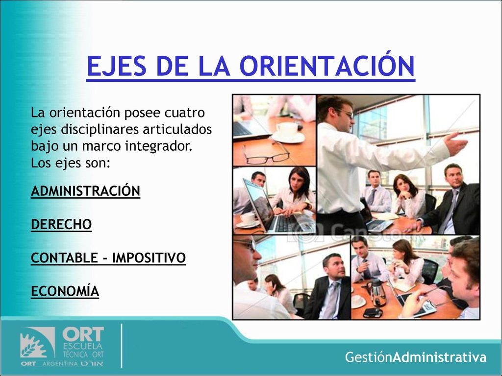 EJES DE LA ORIENTACIÓN La orientación posee cuatro ejes disciplinares articulados bajo un marco integrador. Los ejes son: