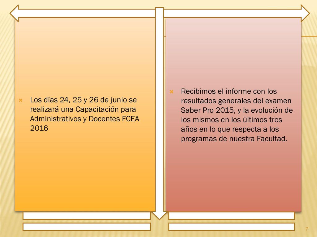 Los días 24, 25 y 26 de junio se realizará una Capacitación para Administrativos y Docentes FCEA 2016
