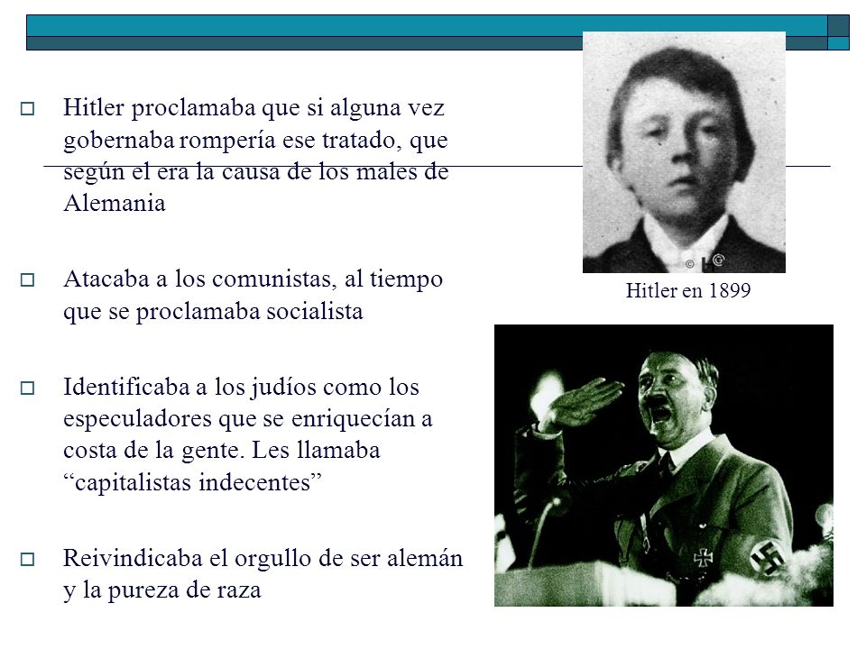Atacaba a los comunistas, al tiempo que se proclamaba socialista