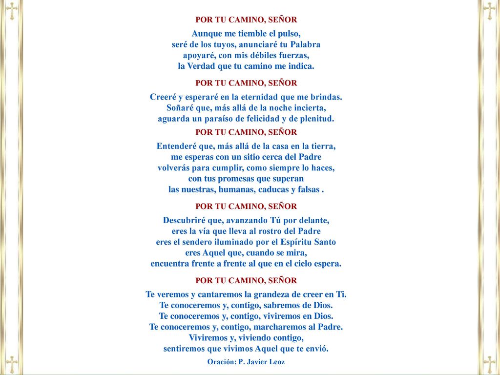 Aunque me tiemble el pulso, seré de los tuyos, anunciaré tu Palabra