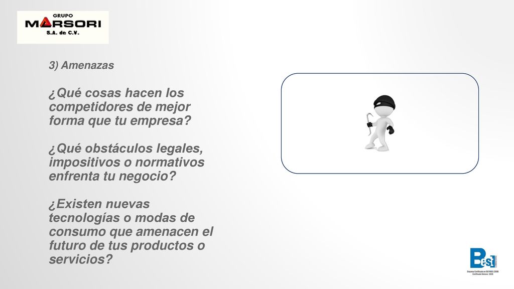 ¿Qué cosas hacen los competidores de mejor forma que tu empresa
