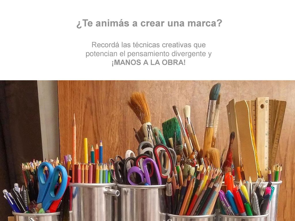 ¿Te animás a crear una marca