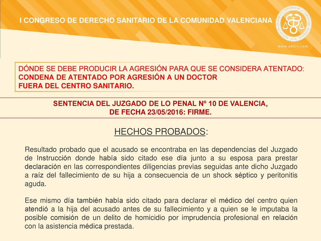 SENTENCIA DEL JUZGADO DE LO PENAL Nº 10 DE VALENCIA,