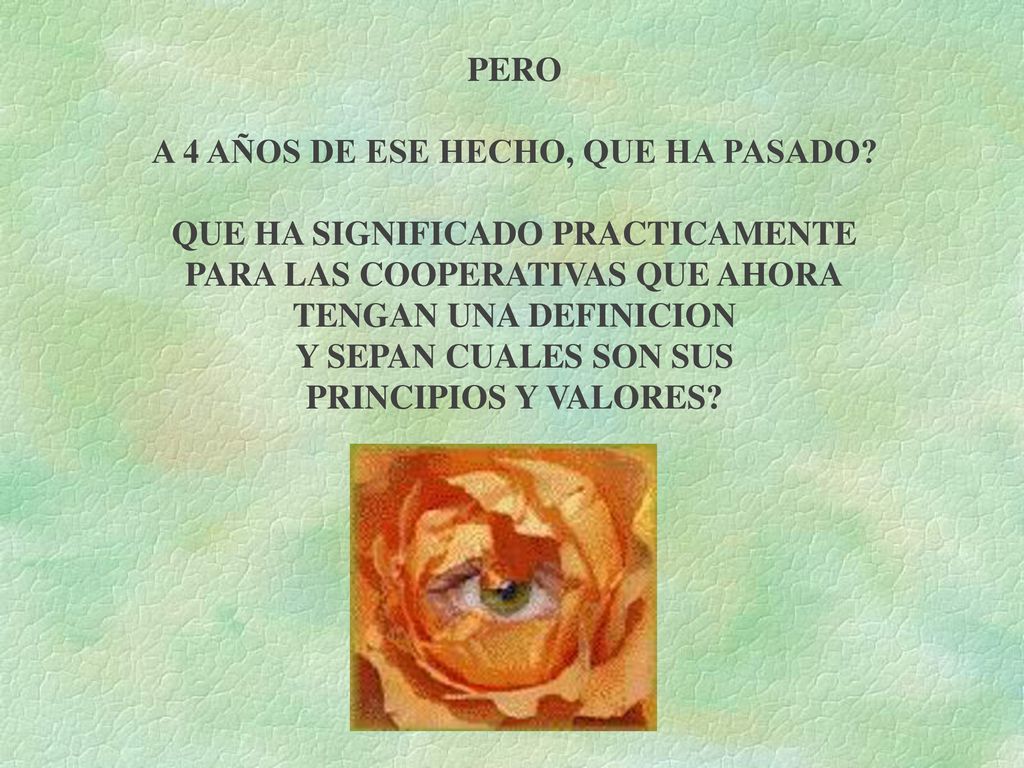 A 4 AÑOS DE ESE HECHO, QUE HA PASADO QUE HA SIGNIFICADO PRACTICAMENTE