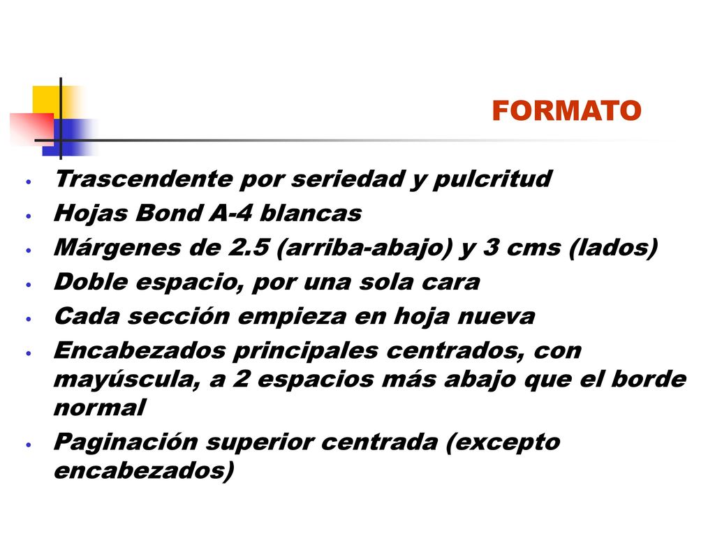 FORMATO Trascendente por seriedad y pulcritud Hojas Bond A-4 blancas