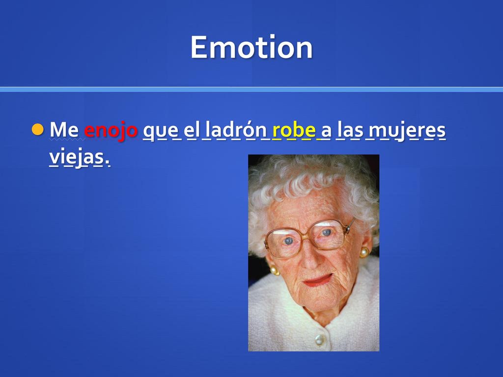 Emotion Me enojo que el ladrón robe a las mujeres viejas.