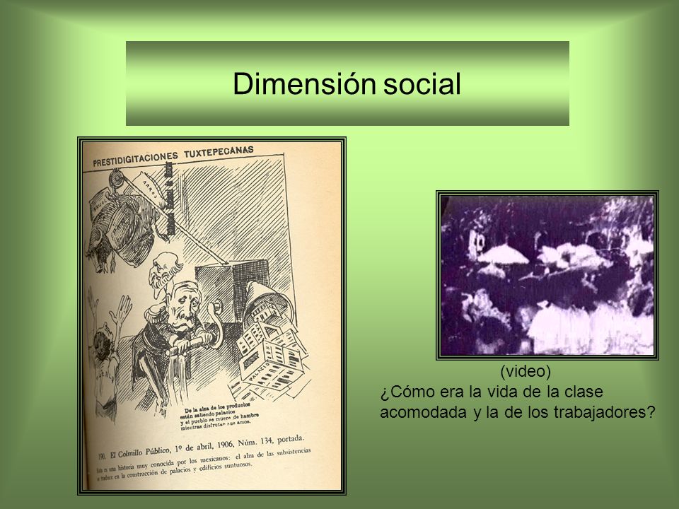 Dimensión social (video) ¿Cómo era la vida de la clase