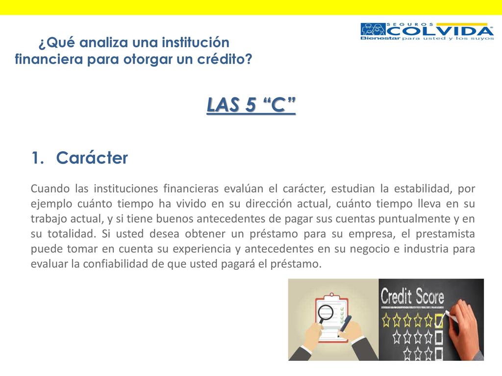 ¿Qué analiza una institución financiera para otorgar un crédito