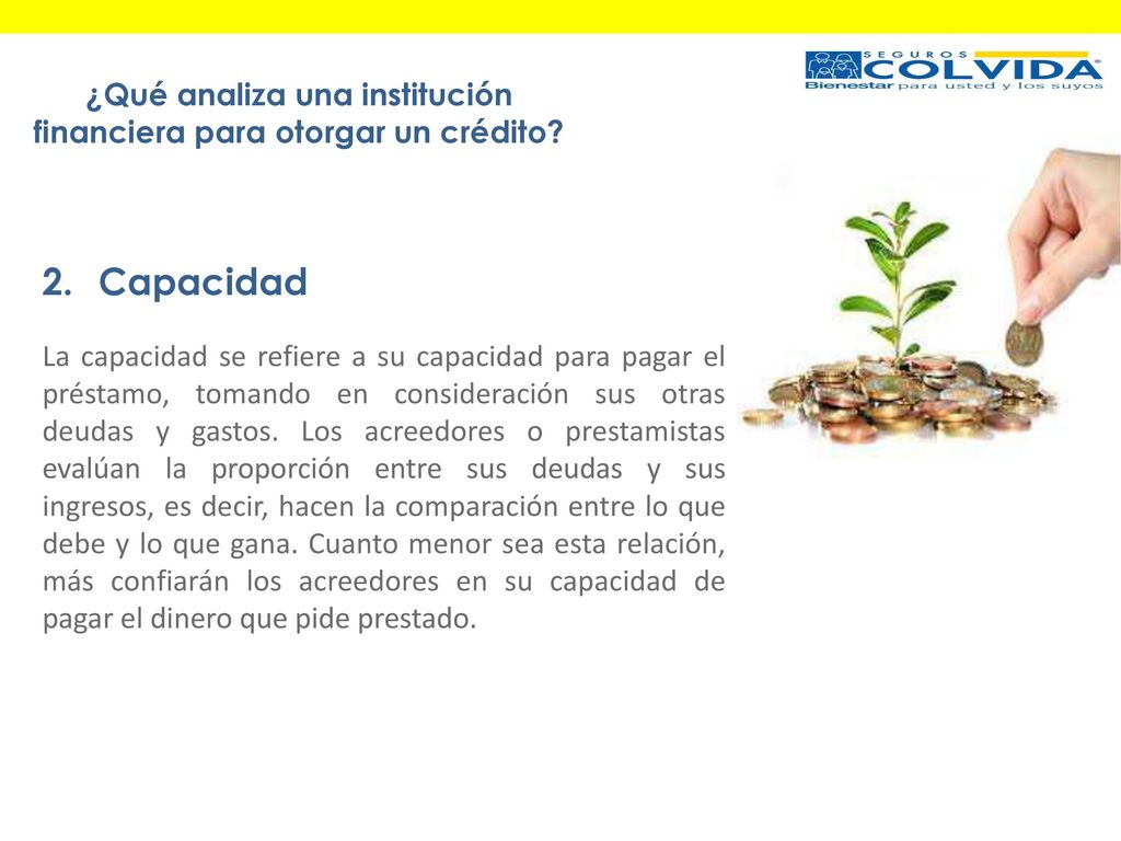 ¿Qué analiza una institución financiera para otorgar un crédito