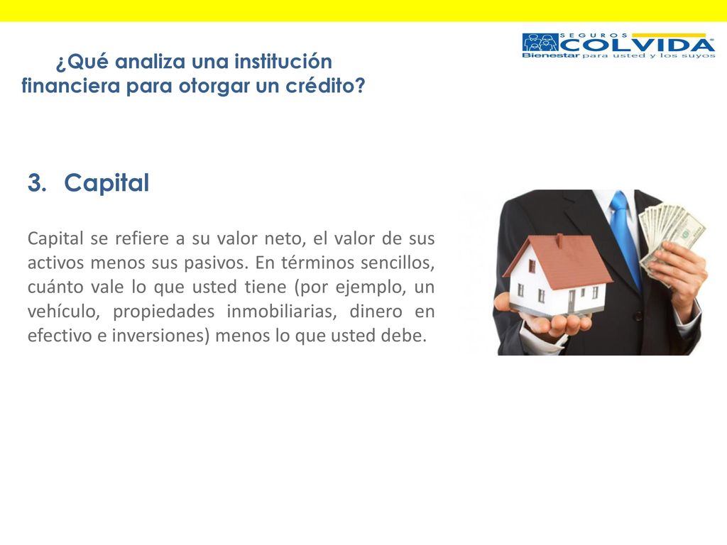 ¿Qué analiza una institución financiera para otorgar un crédito