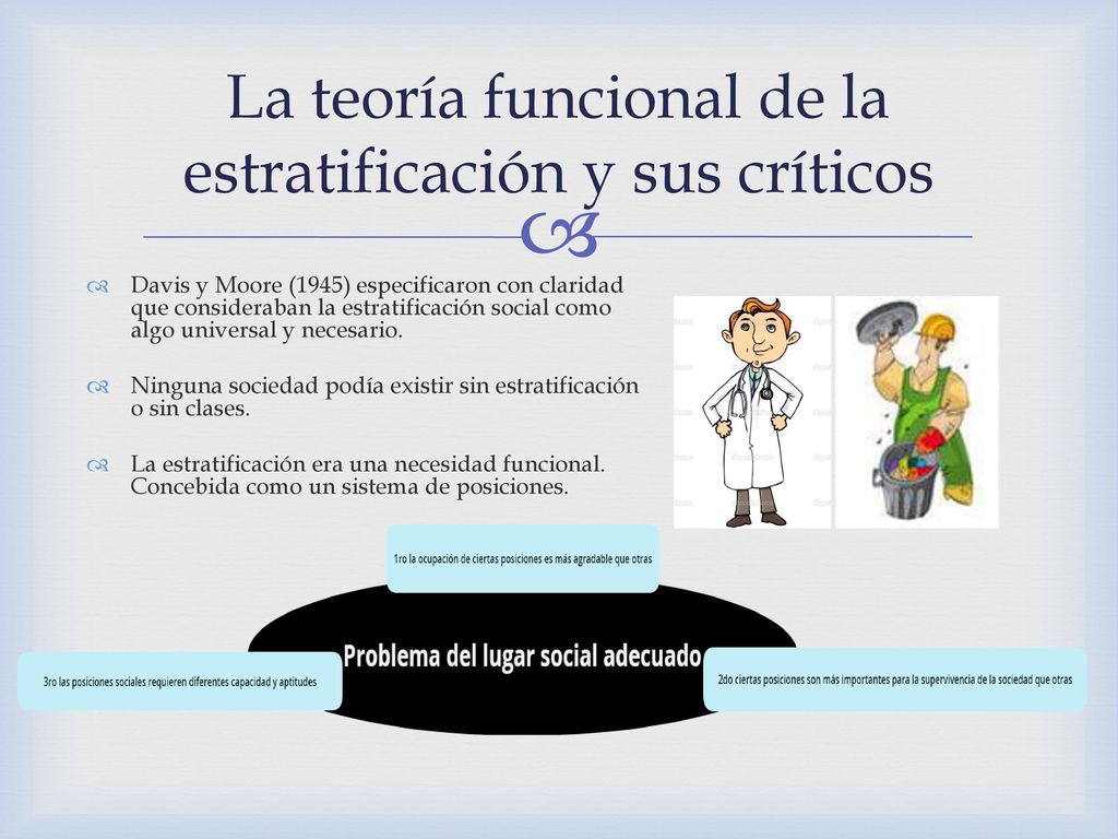 La teoría funcional de la estratificación y sus críticos