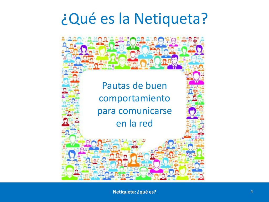 ¿Qué es la Netiqueta Pautas de buen comportamiento para comunicarse