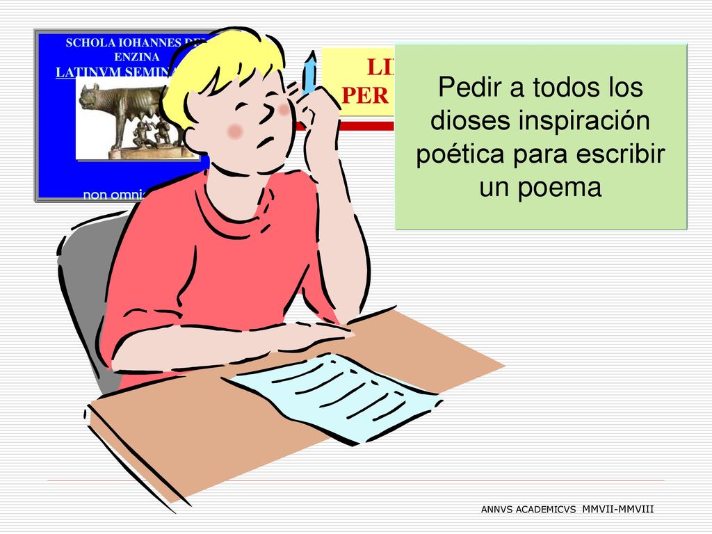 Pedir a todos los dioses inspiración poética para escribir un poema