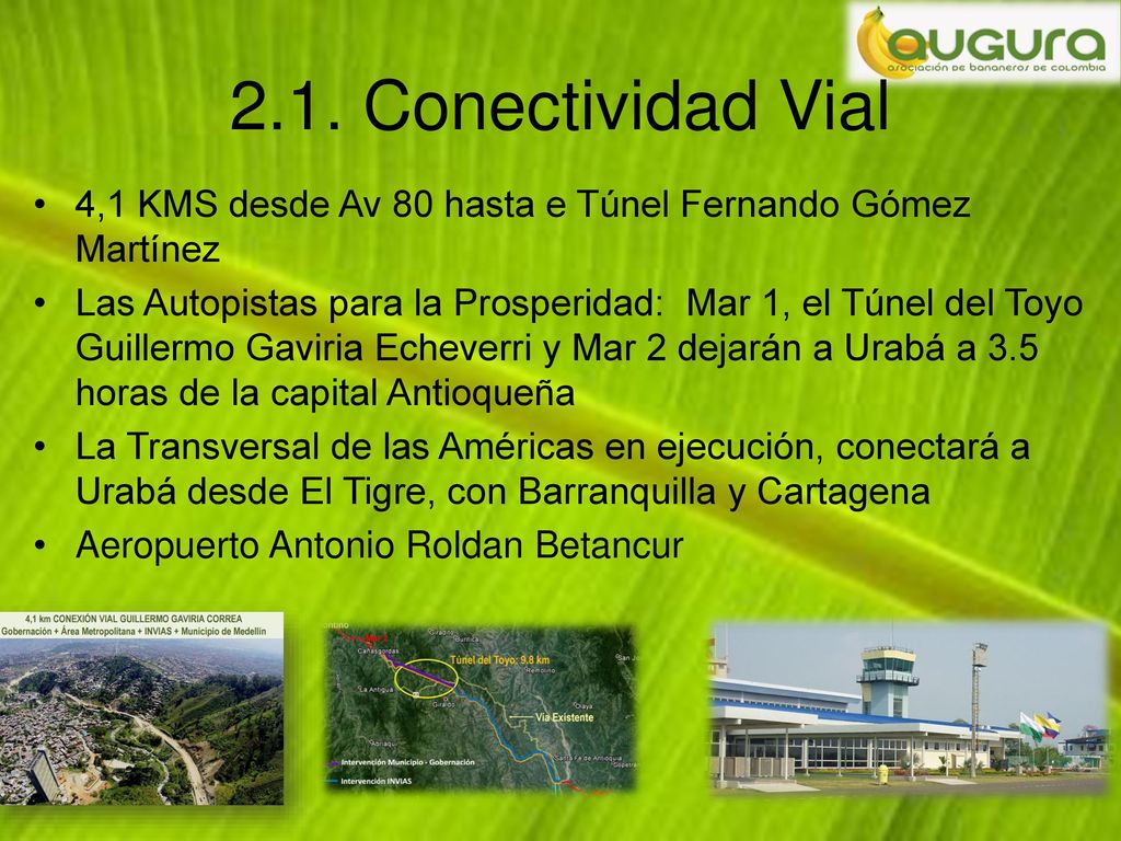 2.1. Conectividad Vial 4,1 KMS desde Av 80 hasta e Túnel Fernando Gómez Martínez.