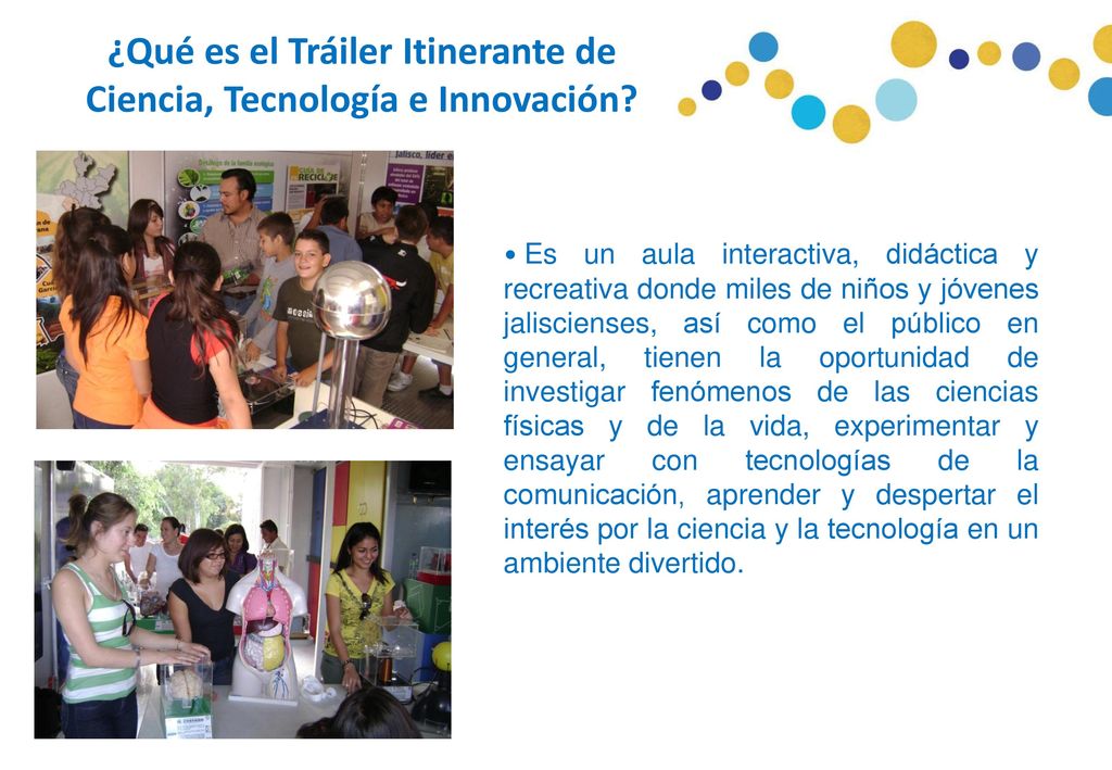 ¿Qué es el Tráiler Itinerante de Ciencia, Tecnología e Innovación