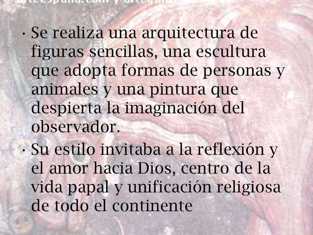 Se realiza una arquitectura de figuras sencillas, una escultura que adopta formas de personas y animales y una pintura que despierta la imaginación del observador.