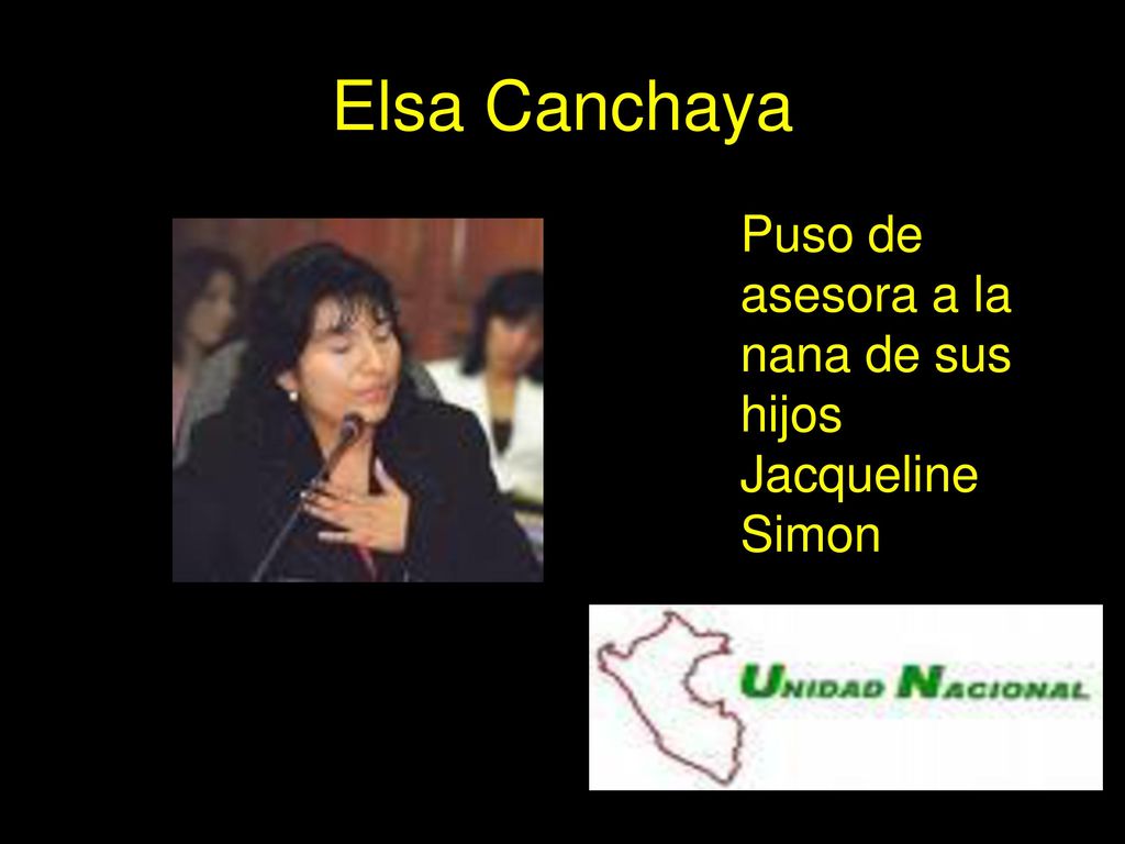 Elsa Canchaya Puso de asesora a la nana de sus hijos Jacqueline Simon