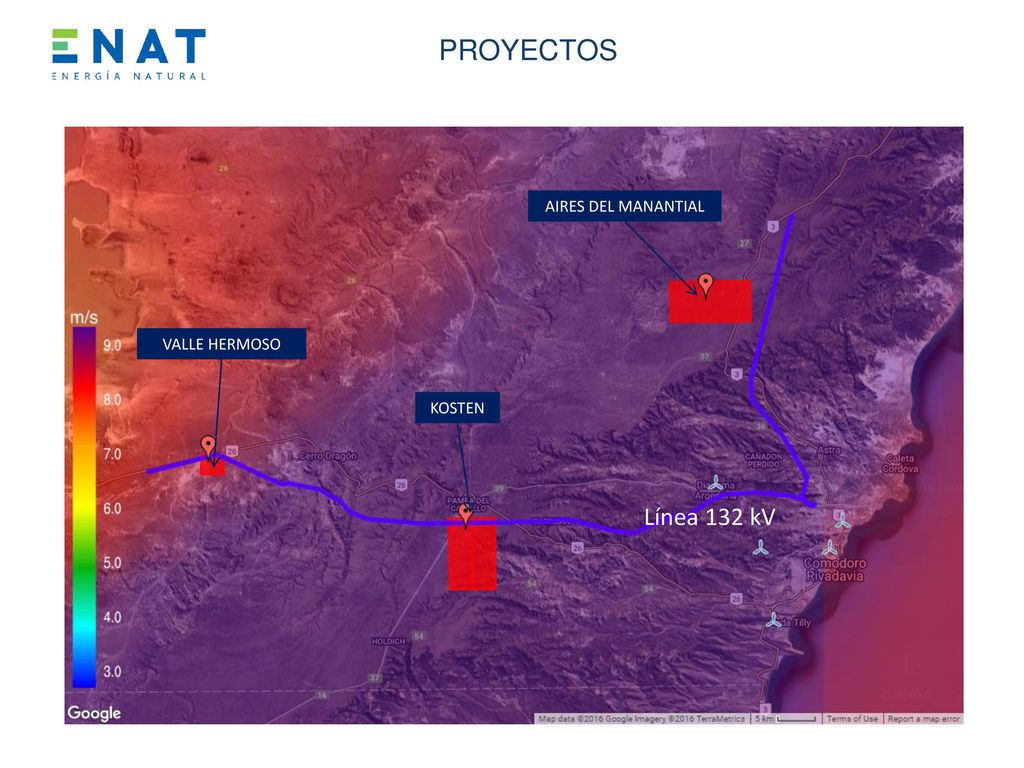 PROYECTOS AIRES DEL MANANTIAL VALLE HERMOSO KOSTEN Línea 132 kV