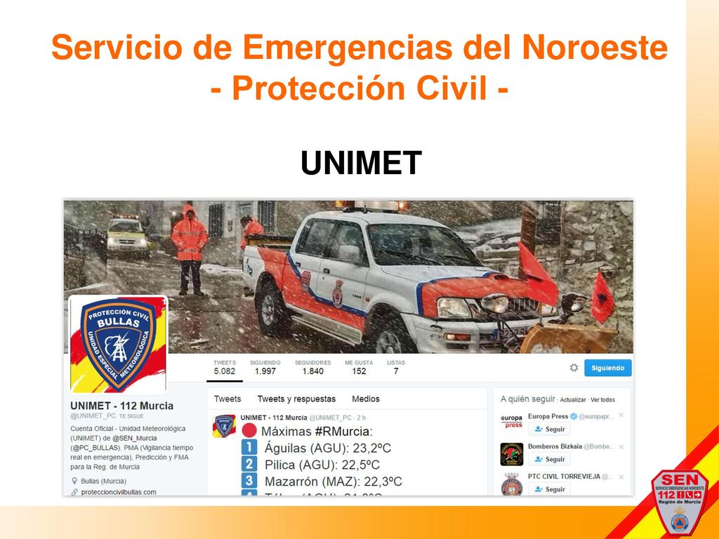 Servicio de Emergencias del Noroeste - Protección Civil -
