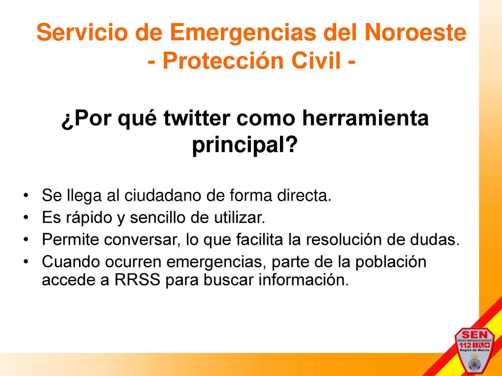 Servicio de Emergencias del Noroeste - Protección Civil -