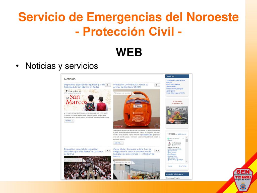 Servicio de Emergencias del Noroeste - Protección Civil -