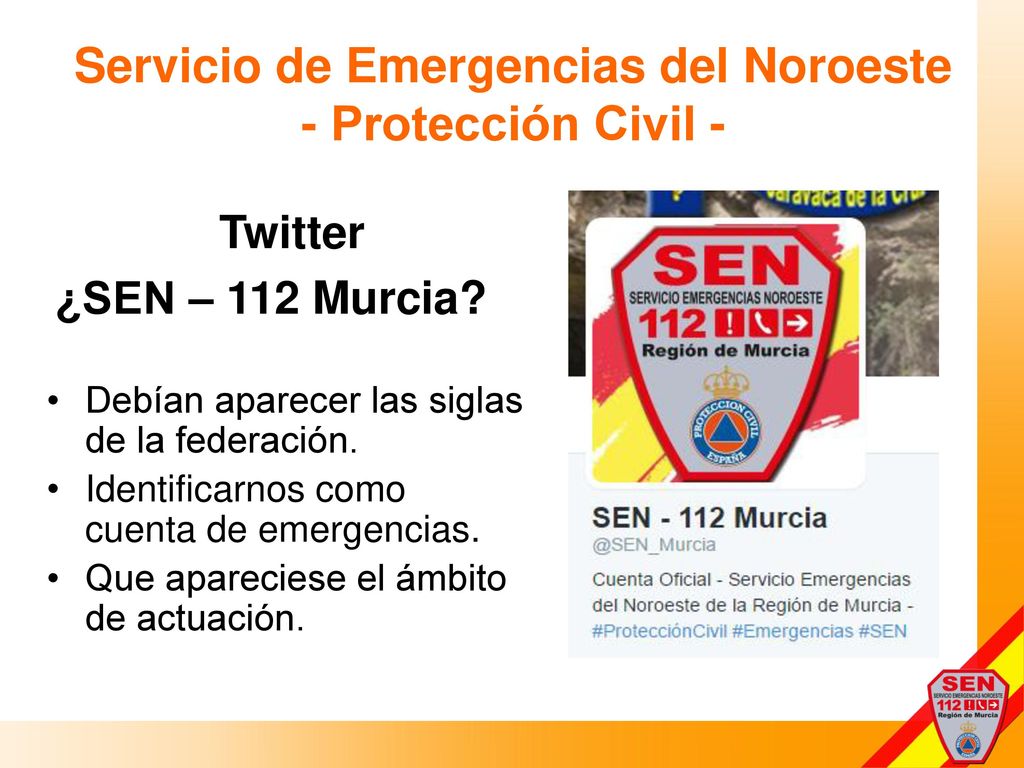 Servicio de Emergencias del Noroeste - Protección Civil -
