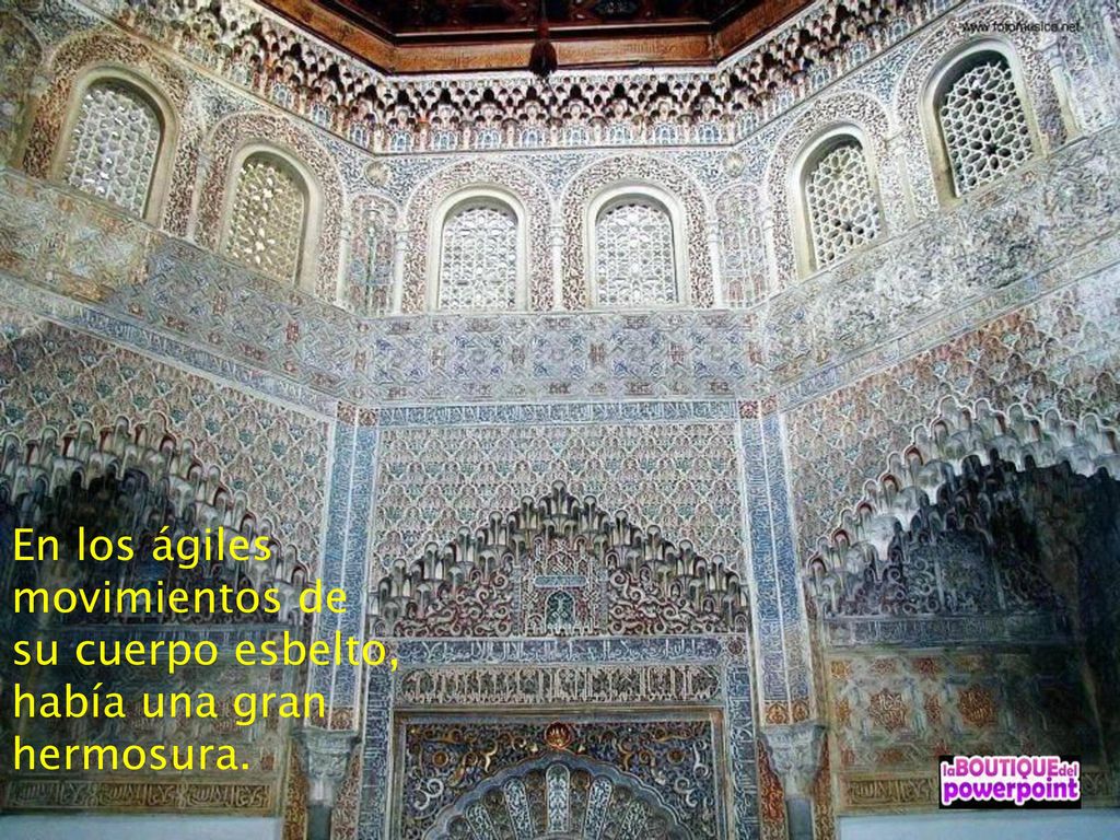 En los ágiles movimientos de su cuerpo esbelto, había una gran hermosura.