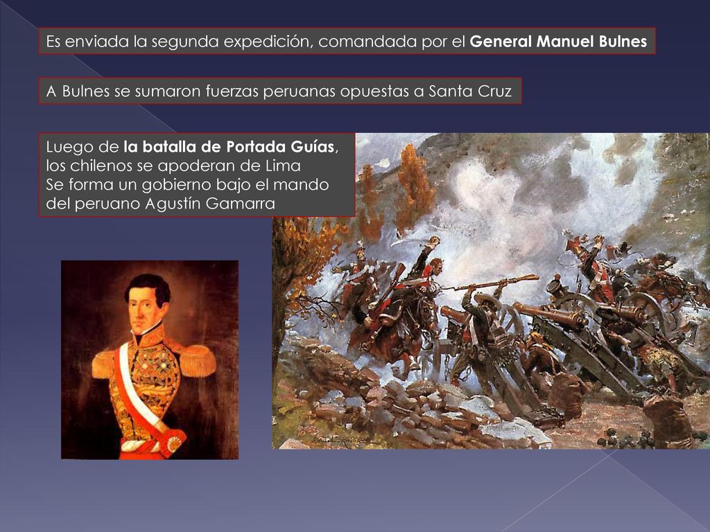 Es enviada la segunda expedición, comandada por el General Manuel Bulnes