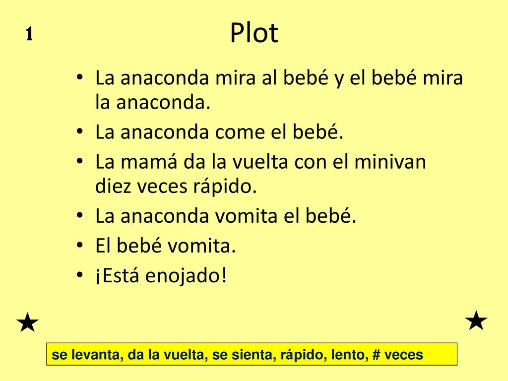 Plot La anaconda mira al bebé y el bebé mira la anaconda.