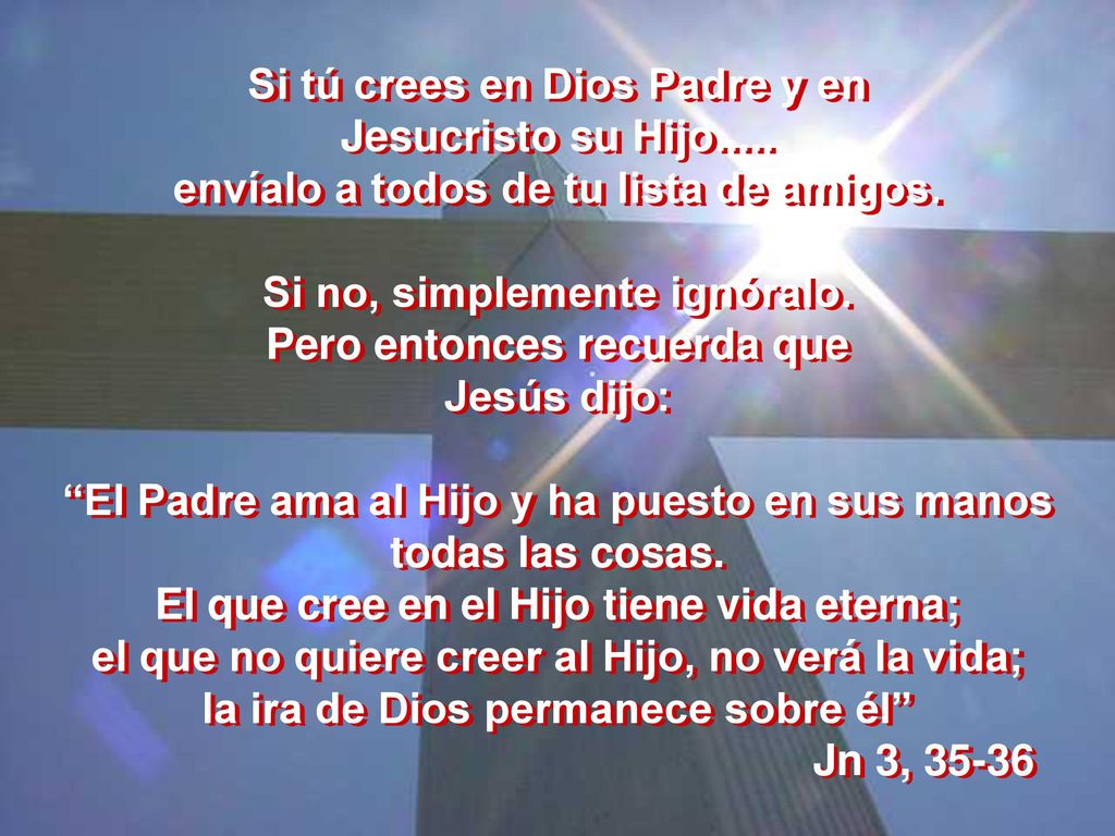Si no, simplemente ignóralo. Pero entonces recuerda que Jesús dijo: