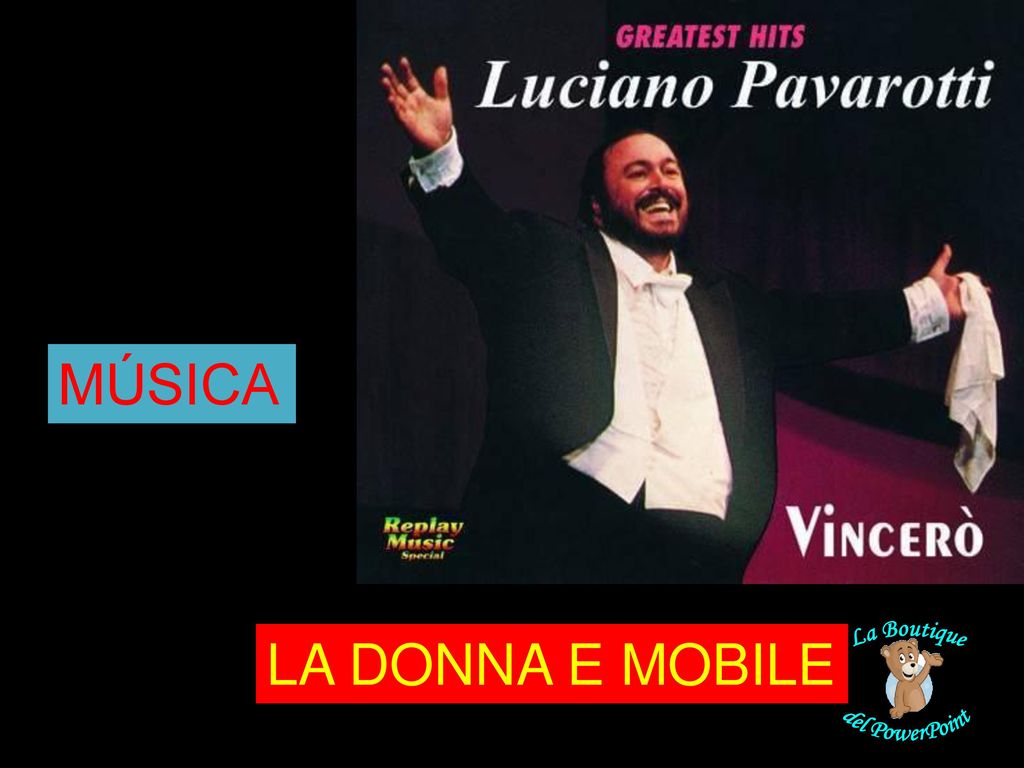 MÚSICA LA DONNA E MOBILE La Boutique del PowerPoint