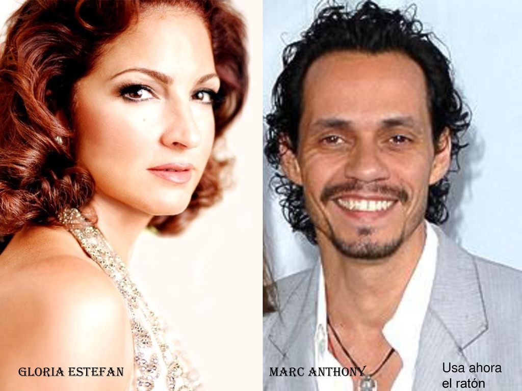 Usa ahora el ratón Gloria Estefan Marc Anthony