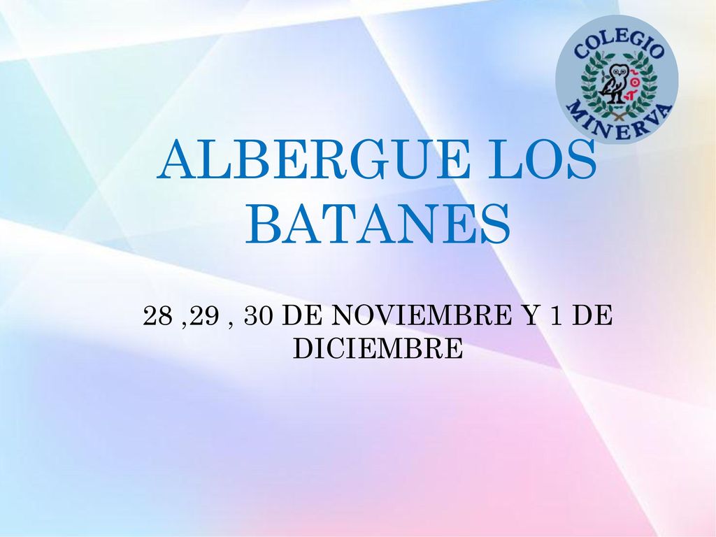 28 ,29 , 30 DE NOVIEMBRE Y 1 DE DICIEMBRE