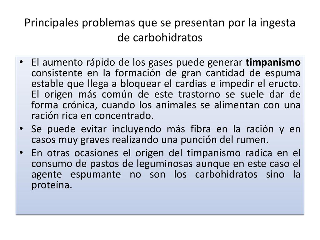 Principales problemas que se presentan por la ingesta de carbohidratos