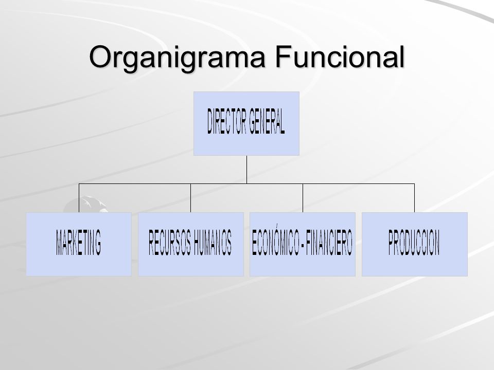 Organigrama Funcional