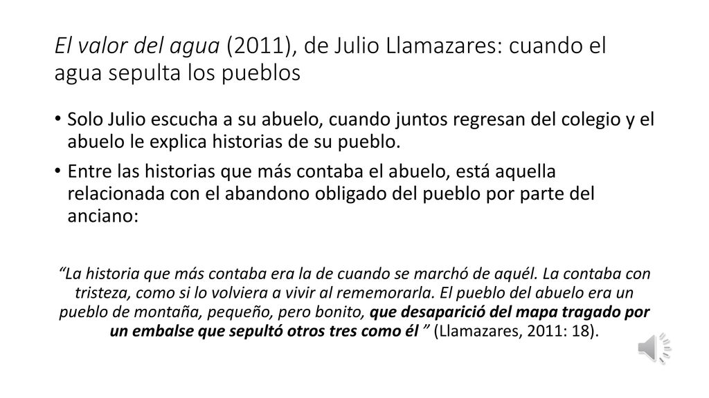 El valor del agua (2011), de Julio Llamazares: cuando el agua sepulta los pueblos