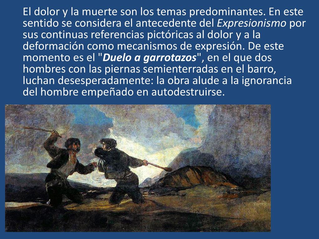 El dolor y la muerte son los temas predominantes