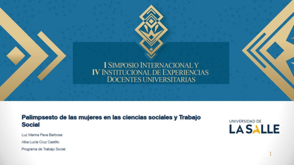 Palimpsesto de las mujeres en las ciencias sociales y Trabajo Social