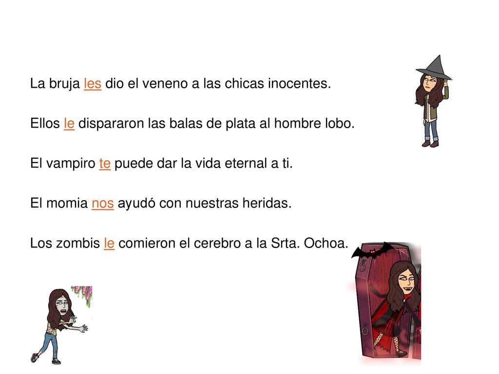 La bruja les dio el veneno a las chicas inocentes