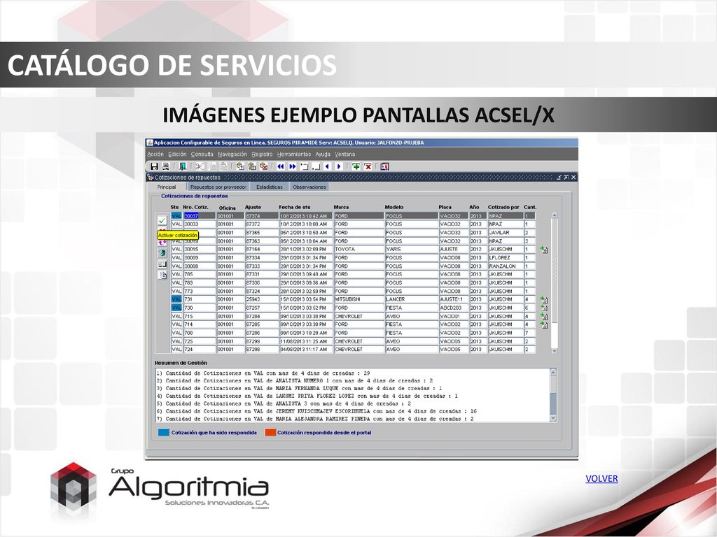 IMÁGENES EJEMPLO PANTALLAS ACSEL/X PORTALES WEB Y APLICACIONES MÓVILES