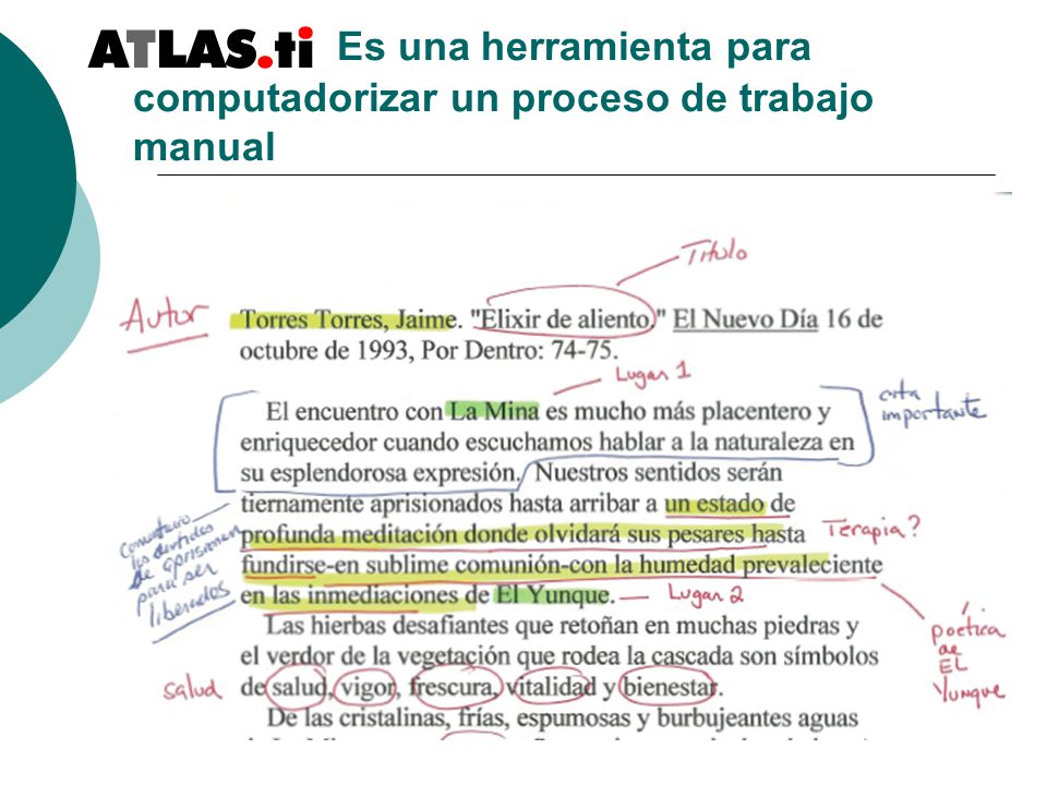 Es una herramienta para computadorizar un proceso de trabajo manual