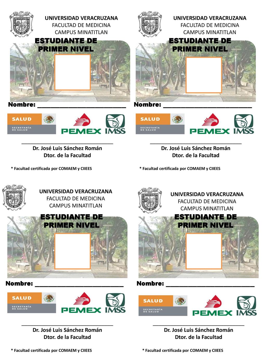 ESTUDIANTE DE PRIMER NIVEL ESTUDIANTE DE PRIMER NIVEL ESTUDIANTE DE