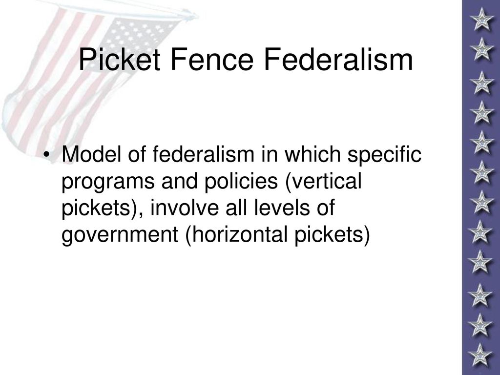 Picket Fence Federalism