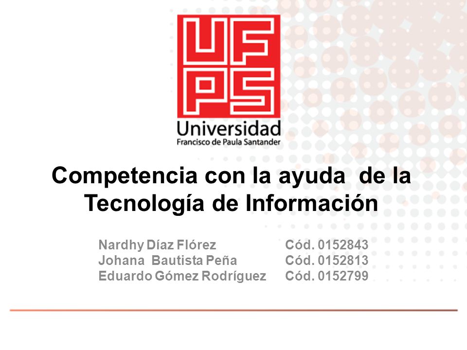 Competencia con la ayuda de la Tecnología de Información