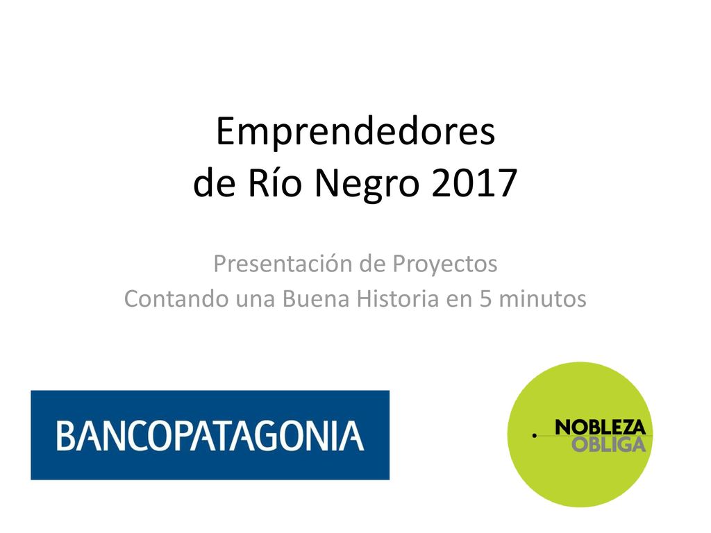 Presentación de Proyectos Contando una Buena Historia en 5 minutos