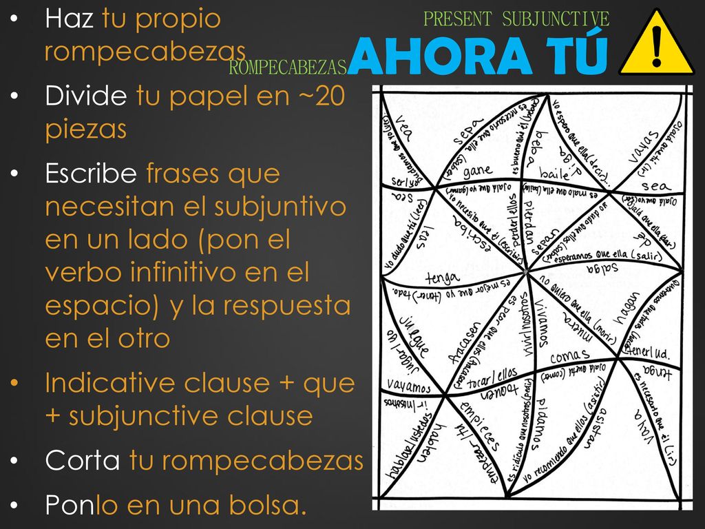 Haz tu propio rompecabezas Divide tu papel en ~20 piezas