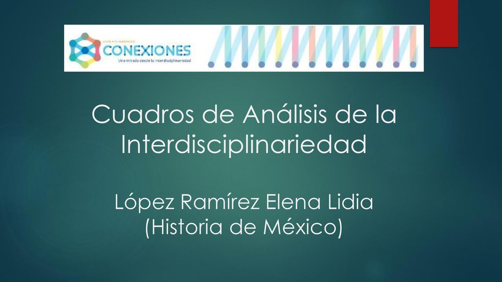 Cuadros de Análisis de la Interdisciplinariedad López Ramírez Elena Lidia (Historia de México)