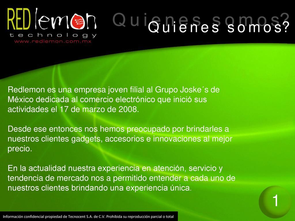 Q u i e n e s s o m o s 1 Q u i e n e s s o m o s